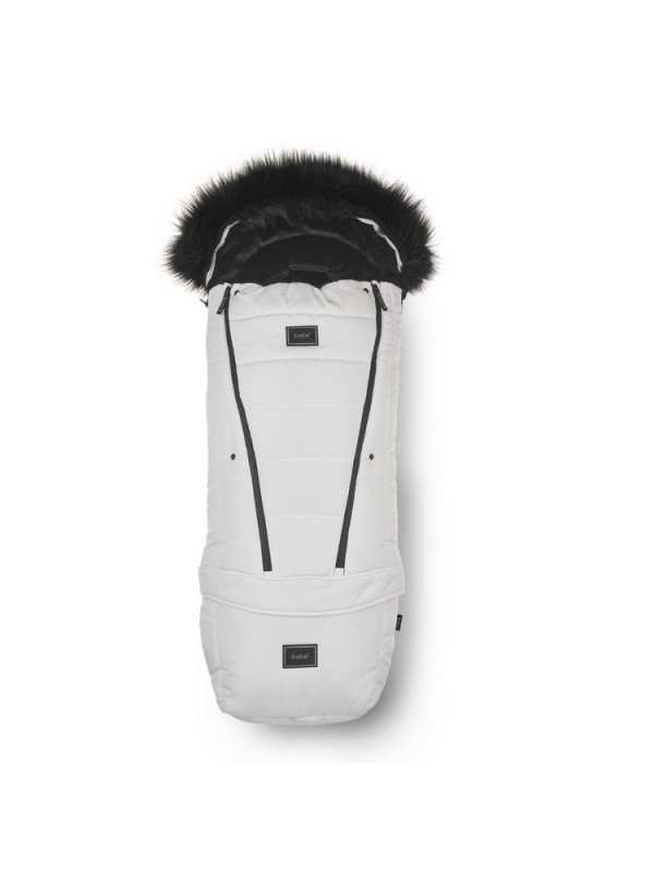 Sleeping bag with fur THERMO IBEBE WHITE