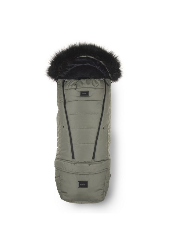 Sleeping bag with fur THERMO IBEBE MINT