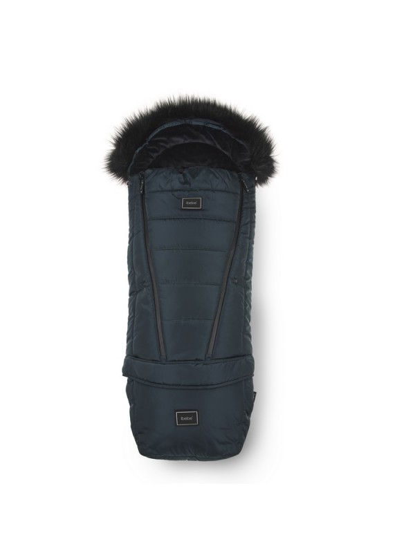 Sleeping bag with fur THERMO IBEBE GREEN