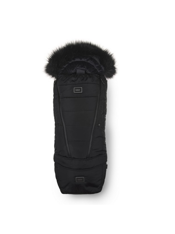 Sleeping bag with fur THERMO IBEBE BLACK