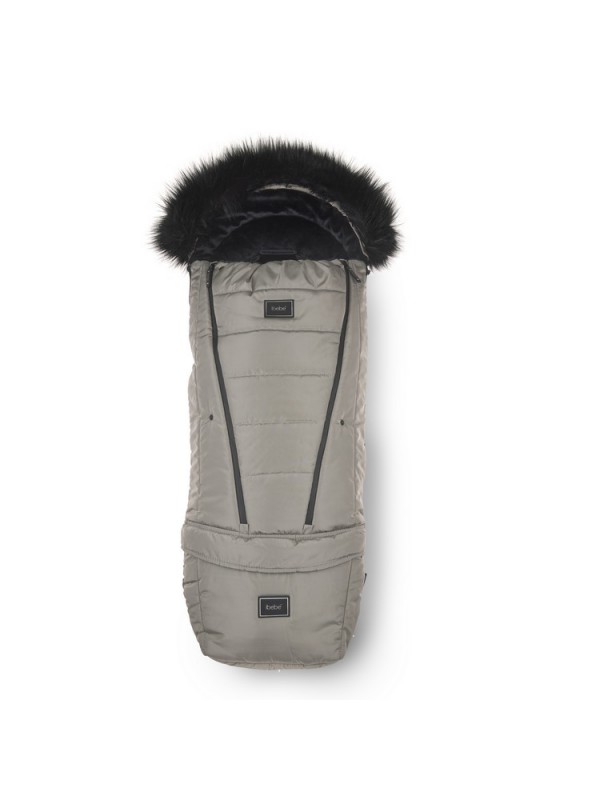 Sleeping bag with fur THERMO IBEBE BEIGE