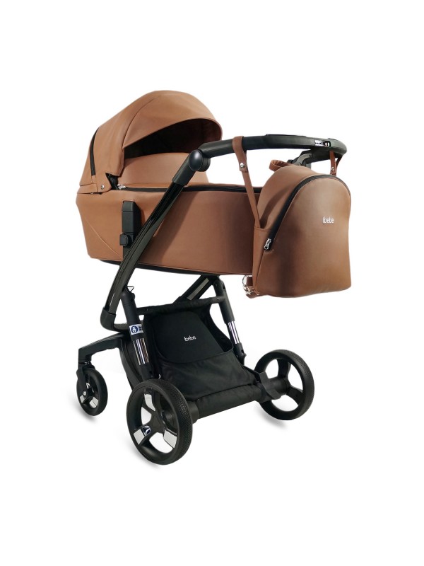 Stroller with electronic brake ibebe iSTOP ECO LEATHER IS22 RUDY GLOSS